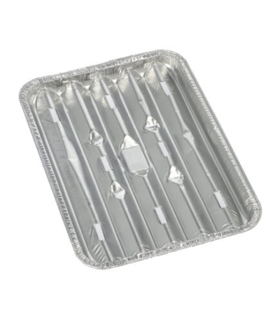 Product foto van Aluminium BBQ schalen hoekig set van 10