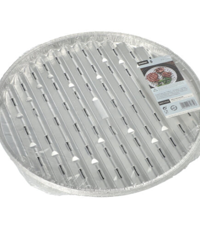Product foto van Aluminium BBQ schalen rond set van 5 34cm