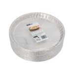 Product foto van Aluminium Pizzavormen rond 27cm set van 25