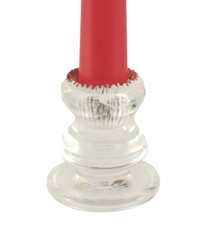 Product foto van Aluminium kaarsdoosjes zilver set van 18