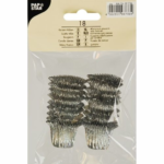 Product foto van Aluminium kaarsdoosjes zilver set van 18