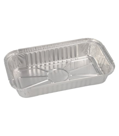 Product foto van Aluminium schalen hoekig set van 50 650ml