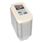 Product foto van Aluminium schalen met deksel 0.7l set van 50