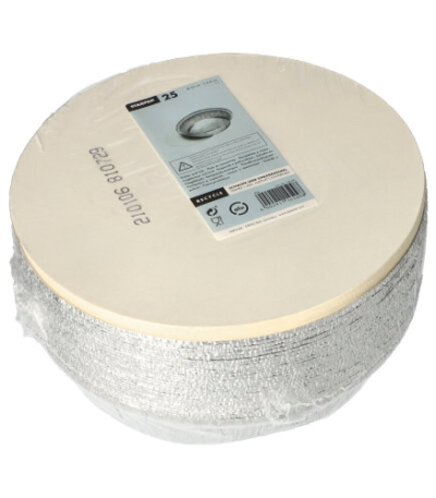 Product foto van Aluminium schalen met deksel 1 liter set van 25