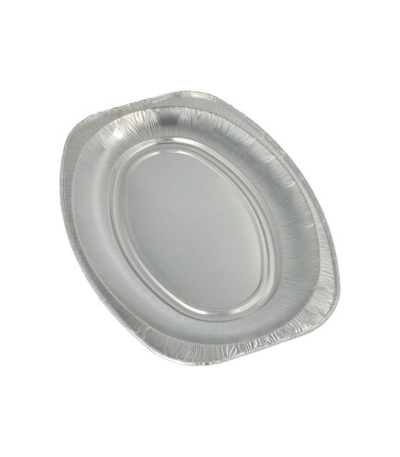 Product foto van Aluminium serveerschalen ovaal set van 10 35x24