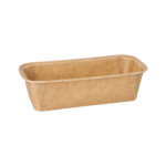 Product foto van Bakvormpjes hoekig bruin set van 25 500ml