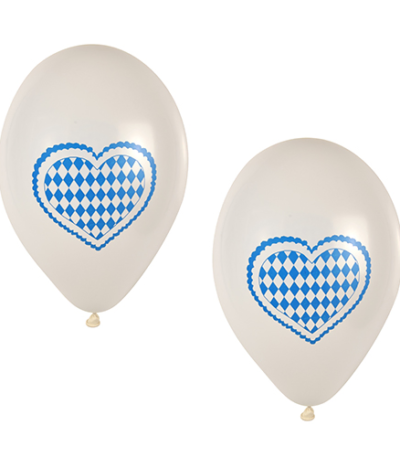 Product foto van Ballonnen Beiers blauw set van 20