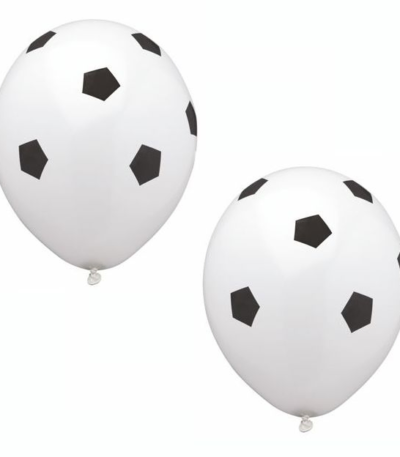 Product foto van Ballonnen Soccer 29cm set van 8