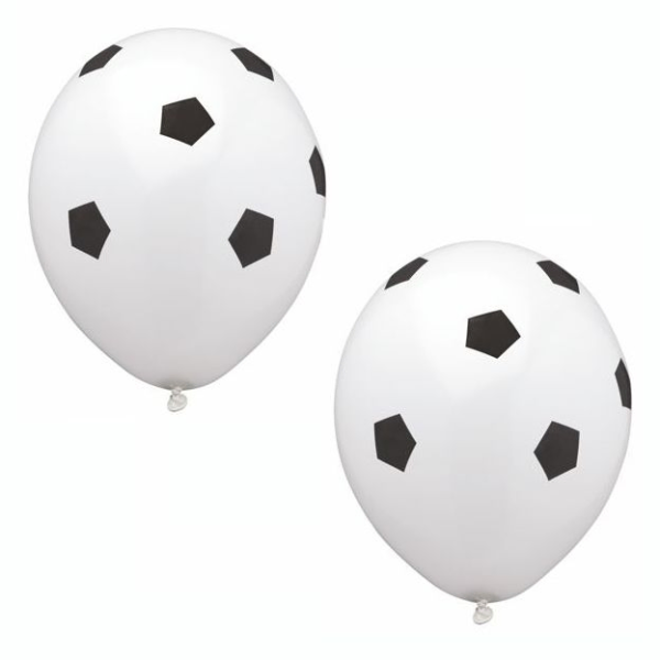 Product foto van Ballonnen Soccer 29cm set van 8