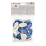 Product foto van Ballonnen assorti kleuren Beiers blauw set van 20