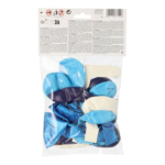 Product foto van Ballonnen assorti kleuren Blue-Mix 25cm set van 16