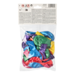 Product foto van Ballonnen assorti kleuren Metallic set van 25