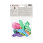 Product foto van Ballonnen assorti kleuren Monkey Birthday set van 6