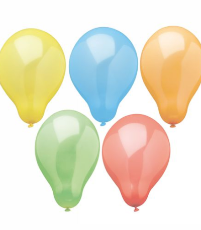 Product foto van Ballonnen assorti kleuren Rainbow set van 10