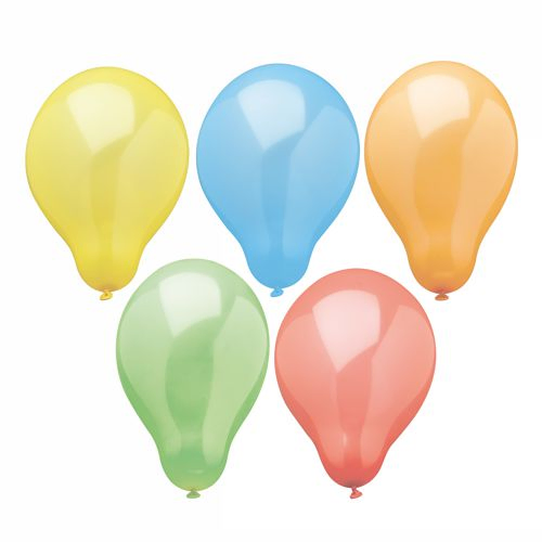 Product foto van Ballonnen assorti kleuren Rainbow set van 10