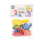 Product foto van Ballonnen assorti kleuren Stars set van 6