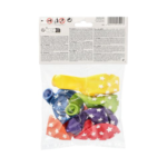 Product foto van Ballonnen assorti kleuren Stars set van 6