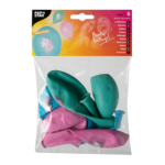 Product foto van Ballonnen assorti kleuren Unicorn set van 6