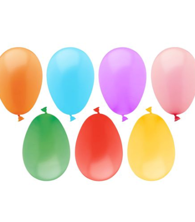 Product foto van Ballonnen assorti kleuren Waterballonnen set van 100
