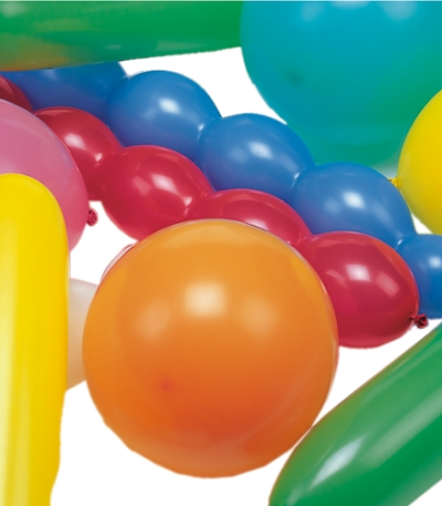 Product foto van Ballonnen assorti kleuren extra groot set van 75