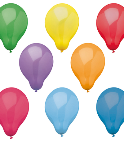 Product foto van Ballonnen assorti kleuren set van 16