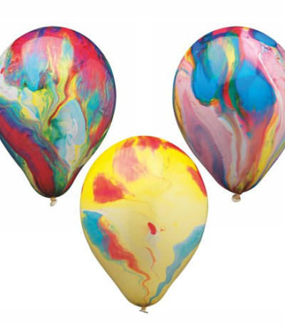 Product foto van Ballonnen multicolor set van 8 22cm