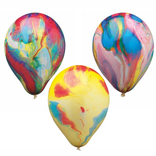 Product foto van Ballonnen multicolor set van 8 22cm
