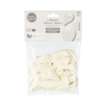 Product foto van Ballonnen wit 25cm set van 10