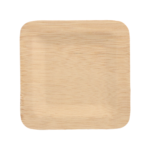 Product foto van Bamboe Borden hoekig set van 10 18cm