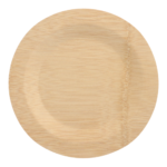 Product foto van Bamboe Borden rond set van 10 28cm "pure"