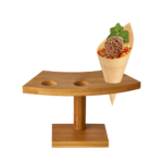 Product foto van Bamboe Plateau amuse cones set van 5