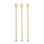 Product foto van Bamboe Roerstaafjes 20cm set van 100 Crown