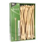 Product foto van Bamboe Roerstaafjes 20cm set van 100 Crown