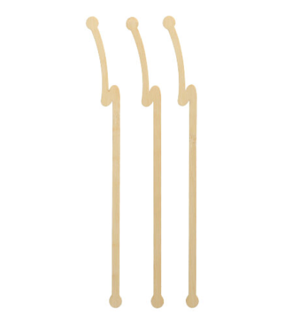 Product foto van Bamboe Roerstaafjes 21cm set van 100 Flash