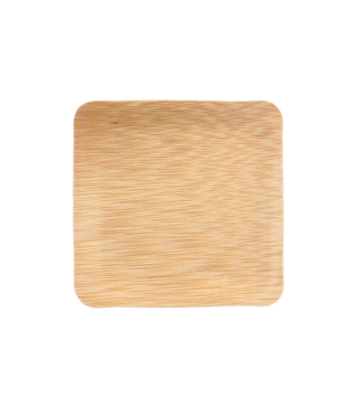 Product foto van Bamboe fingerfood schaaltjes hoekig set van 10