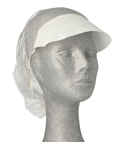 Product foto van Baretjes non-woven wit met paraplu set van 100 Medi-Inn