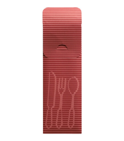 Product foto van Bestekzakjes bordeaux set van 100 Bistro