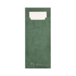 Product foto van Bestekzakjes donkergroen 20x8