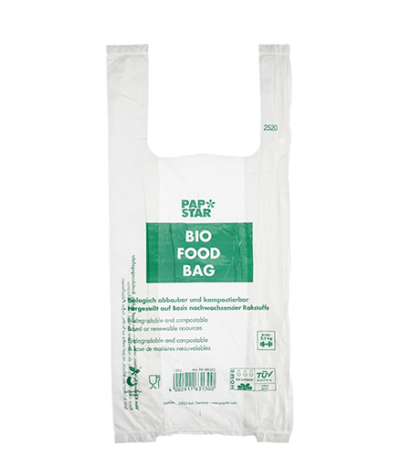 Product foto van Biologisch afbreekbare draagtassen transparant op rol