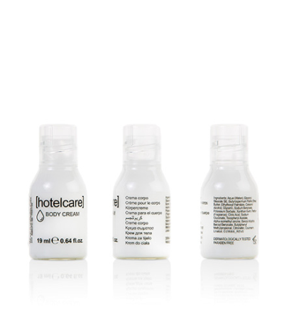 Product foto van Bodylotion Hotel Care miniflacon 19ml set van 50