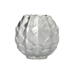Product foto van Bolkaarsen zilver Pine Cone 10cm