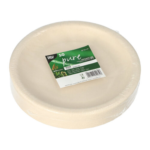 Product foto van Borden agrarische restmateriaal wit rond 23 cm set van 50