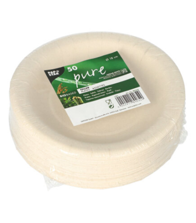 Product foto van Borden agrarische restmateriaal wit rond set van 50