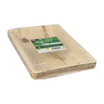 Product foto van Borden palmblad hoekig natuur set van 6