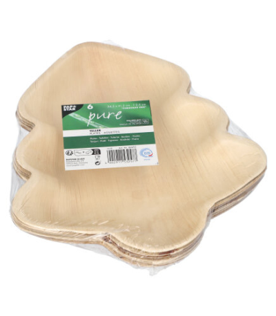 Product foto van Borden palmblad kerstboom set van 6