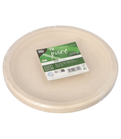 Product foto van Borden suikerriet naturel set van 12