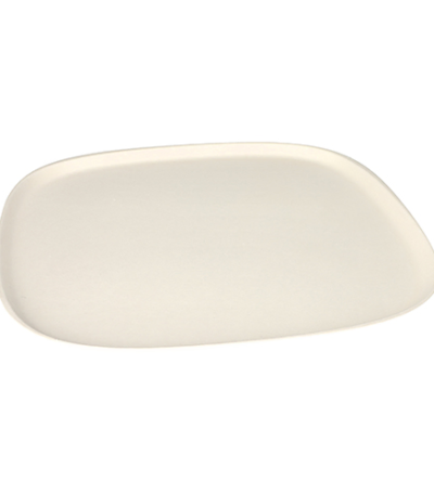 Product foto van Borden suikerriet wit set van 12 30cm Belle Vie Ligne CarrÃ©e