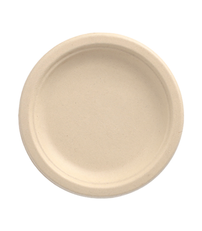 Product foto van Borden van suikerriet natuur set van 50 1-vaks