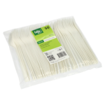 Product foto van C-PLA Vorken wit 19 cm set van 50 Folia