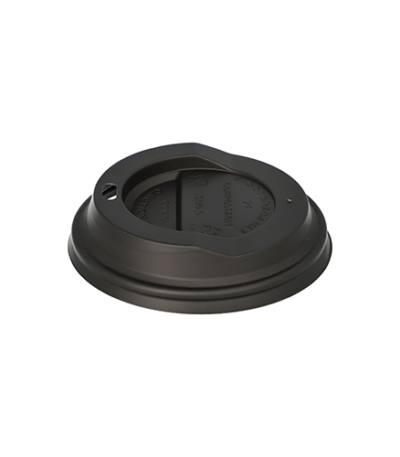 Product foto van C-PLA deksels zwart set van 50